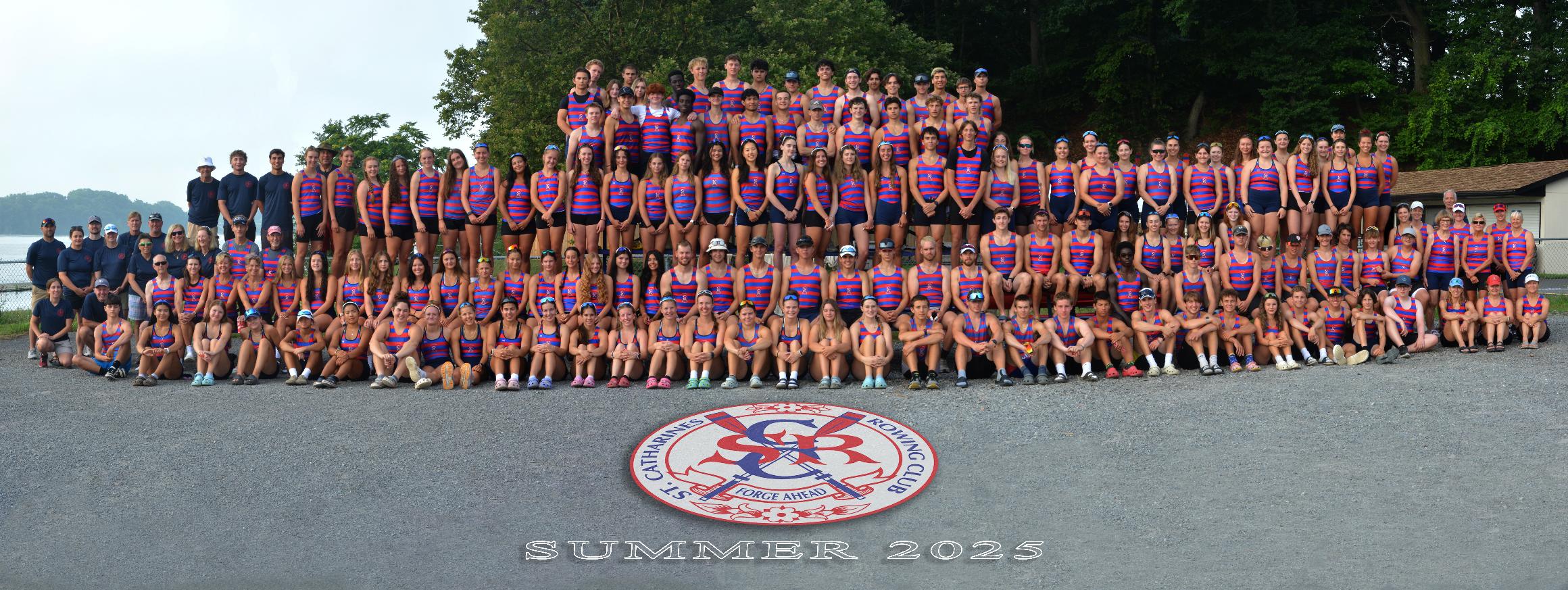 St. Catharines Rowing Club - Summer 2025 club photo